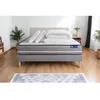 Image de Pack lit complet 180x200 cm - Matelas + Sommier Gris (en kit) + 2 oreillers + Couette - Actiflex Pur