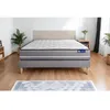 Image de Ensemble matelas Ressorts ensachés ACTIFLEX PUR 140x200cm 3zones de confort + sommier KIT gris