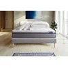 Image de Pack lit complet 140x200 cm - Matelas + Sommier Gris (en kit) + 2 oreillers + Couette - Actilatex Ze