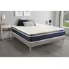 Image de Ensemble Matelas Sommier 160x200 cm - Sommier Gris (en kit) - Actilatex Confort