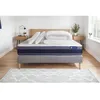 Image de Pack lit complet 200x200 cm - Matelas + Sommier Gris (en kit) + 2 oreillers + Couette - Actilatex Mo