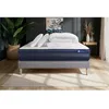 Image de Pack lit complet 160x200 cm - Matelas + Sommier Gris (en kit) + 2 oreillers + Couette - Actilatex Te
