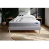 Image de Pack lit complet 200x200 cm - Matelas + Sommier Gris (en kit) + 2 oreillers + Couette - Actilatex Dr
