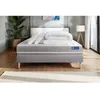 Image de Pack lit complet 180x200 cm - Matelas + Sommier Gris (en kit) + 2 oreillers + Couette - Actilatex To