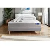 Image de Pack lit complet 160x200 cm - Matelas + Sommier Gris (en kit) + 2 oreillers + Couette - Actilatex To