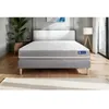 Image de Ensemble Matelas Sommier 140x200 cm - Sommier Gris (en kit) - Actilatex Touch