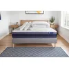Image de Pack lit complet 180x200 cm - Matelas + Sommier Gris (en kit) + 2 oreillers + Couette - Actimemo Mor