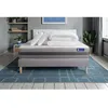 Image de Pack lit complet 160x200 cm - Matelas + Sommier Gris (en kit) + 2 oreillers + Couette - Actimemo Rel