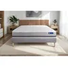 Image de Ensemble Matelas Sommier 140x190 cm - Sommier Gris (en kit) - Actimemo Soft