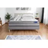 Image de Pack lit complet 160x200 cm - Matelas + Sommier Gris (en kit) + 2 oreillers + Couette - Actimemo Pur