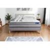 Image de Pack lit complet 140x190 cm - Matelas + Sommier Gris (en kit) + 2 oreillers + Couette - Actimemo Pur