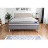 Image de Ensemble matelas à mémoire ACTIMEMO PUR 140x190cm 3zones de confort + sommier KIT gris
