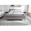 Image de Pack lit complet 140x190 cm - Matelas + Sommier Gris (en kit) + 2 oreillers + Couette - Actimemo Nig