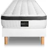 Image de Ensemble Supérieur 80 x 200 cm sommier Kit Blanc