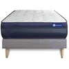 Image de Ensemble matelas ACTIFLEX TECH 80x200 Mémoire de forme Maxi épaisseur 5zones de confort + sommier KI