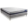 Image de Ensemble Matelas Sommier 120x200 cm - Sommier Gris (en kit) - Actilatex Ergo