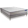 Image de Ensemble Matelas Sommier 120x190 cm - Sommier Gris (en kit) - Actilatex Form