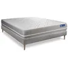 Image de Ensemble Matelas Sommier 120x200 cm - Sommier Gris (en kit) - Actilatex Touch