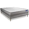 Image de Ensemble Matelas Sommier 120x200 cm - Sommier Gris (en kit) - Actimemo Night