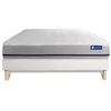 Image de Ensemble Matelas Sommier 120x190 cm - Sommier Blanc (en kit) - Actiflex Soft