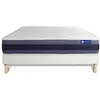 Image de Ensemble Matelas Sommier 120x200 cm - Sommier Blanc (en kit) - Actilatex Morpho