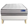 Image de Ensemble Matelas Sommier 80x190 cm - Sommier Blanc (en kit) - Actilatex Night
