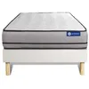 Image de Ensemble Matelas Sommier 80x200 cm - Sommier Blanc (en kit) - Actimemo Night