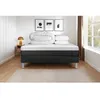 Image de Pack lit complet 160x200 cm - Matelas + Sommier Noir (en kit) + 2 oreillers + Couette - Vital Form Noir