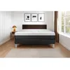 Image de Ensemble Matelas Sommier 140x190 cm - Sommier Noir (en kit) - Vital Form Noir