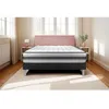 Image de Ensemble Matelas Sommier 200x200 cm - Sommier Noir (en kit) - Vitalpower Recover Noir