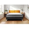 Image de Ensemble Matelas Sommier 160x200 cm - Sommier Noir (déjà monté) - Vital Power Zen Noir