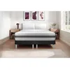 Image de Ensemble Matelas Sommier 2x80x200 cm - Vitalmemo Back Noir
