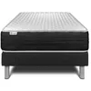 Image de Ensemble Matelas Sommier 90x200 cm - Vitalmemo One Noir
