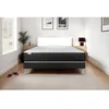 Image de Ensemble Matelas Sommier 140x190 cm - Sommier Noir (déjà monté) - Vitalmemo One Noir