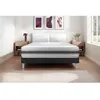 Image de Ensemble Matelas Sommier 160x200 cm - Sommier Noir (en kit) - Vitalmemo Back Noir