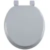 Image de Abattant WC Gris MDF   Charnières Plastiques   47 x 37 cm