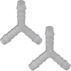 Image de 2x RACCORD DURITE Y DIAMETRE 6MM CONNECTEUR DE TUBE 3 VOIES TUYAU CARBURANT EAU HUILE ESSENCE MOBYLETTE VOITURE MOTO SCOOTER