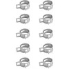 Image de 10x colliers de durite clip à ressort 8mm - 10mm tuyau carburant essence tondeuse tracteur