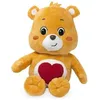 Image de Peluche Bisounours Toubisou Orange Avec Coeur 28 cm - Peluche Licence - Doudou Enfant - Ours