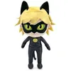 Image de Peluche Miraculous : Chat Noir 32 cm - Set Doudou Adrien + 1 Carte - Enfant