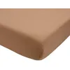 Image de Drap-housse - TROIS KILOS SEPT - Jersey 100% coton - 60x120 cm - Beige (Camel) - OEKO-TEX®