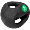 Image de Médecine ball avec poignées 6kg - SPORTIFRANCE - vert - adulte - homme