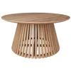 Image de Table basse ronde en bois clair dacacia D80 cm - Képès - Rendez-Vous Déco