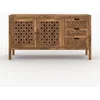 Image de Buffet ajouré en bois de manguier - Jaya - Maison Pavane
