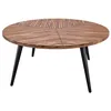 Image de Table basse ronde en bois dacacia D80 cm - Ella - Rendez-Vous Déco