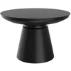 Image de Table basse ronde en métal noir D60 cm - Gomez - Rendez-Vous Déco