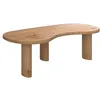 Image de Table basse organique en bois massif de mindi - Brandan - Rendez-Vous Déco