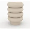 Image de Tabouret rond en métal gris H41 cm - Félicie - Maison Pavane