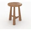 Image de Tabouret en bois dorme H42 cm - Toby - Maison Pavane