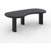Image de Table basse organique en bois massif de mindi noir - Brandan - Rendez-Vous Déco